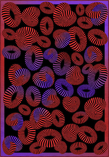 Lorelai Colourful 3D Rug