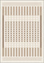 Quillon Striped Cream Rug