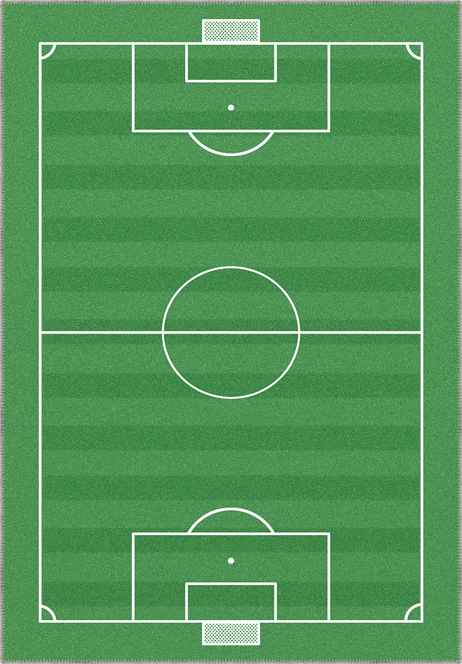 Striker Green Football Rug