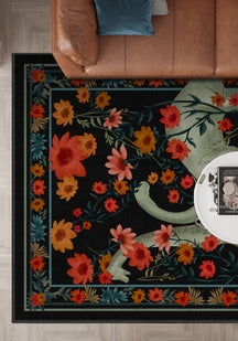 Nola Floral Dinosaur Rug