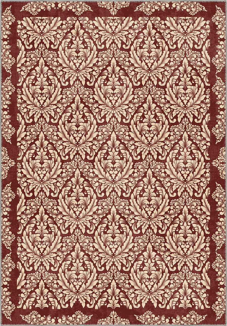 Odessa Terracotta Baroque Rug