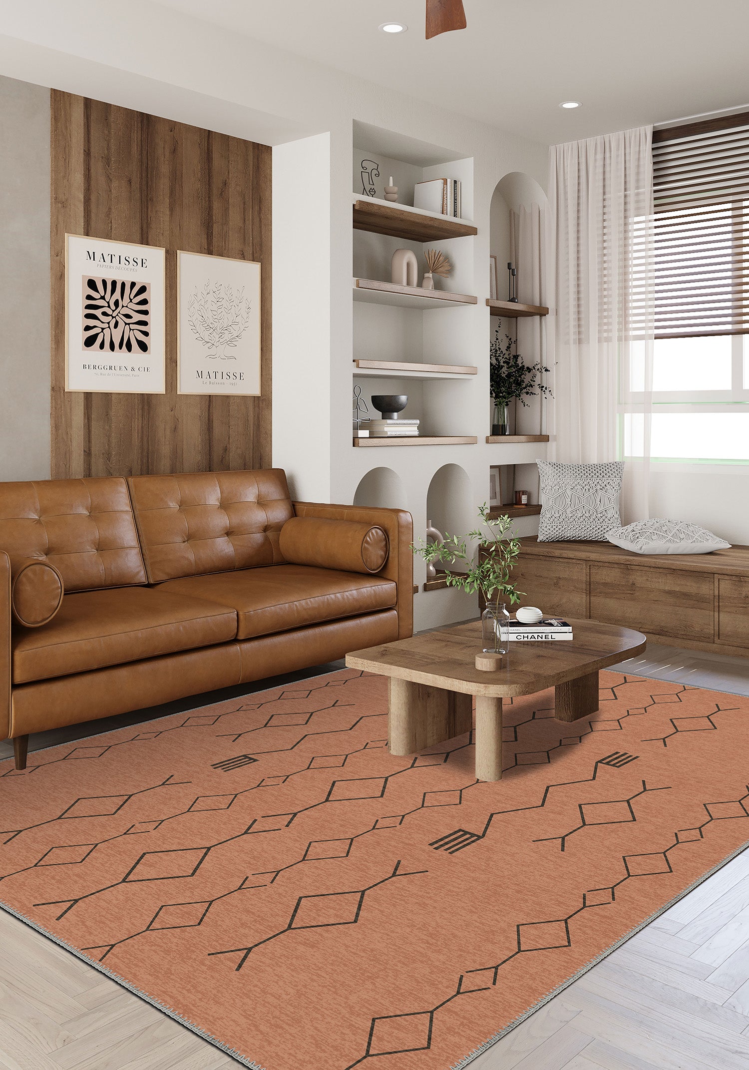 Berber rug for living room.