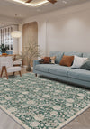 Thalassa Green Country Rug