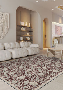 Thalassa Burgundy Vintage Rug