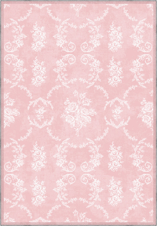Colette Pink French Country Rug