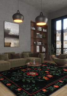 Amara Black Anatolian Rug