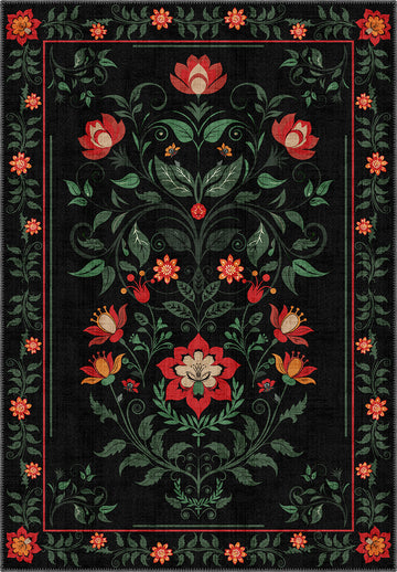 Amara Black Anatolian Rug