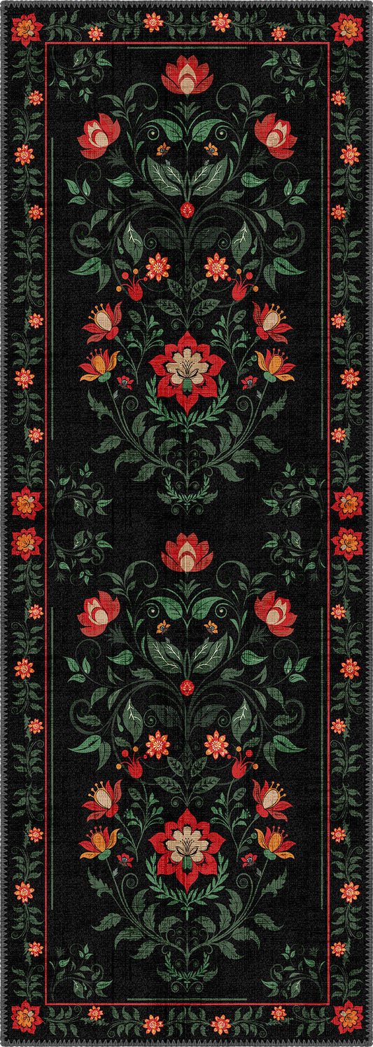 Amara Black Anatolian Rug
