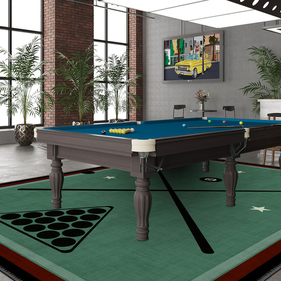 Nice Pool Table Rugs Orion 8 Ball Rug | Billiard Table Rug – Rugette