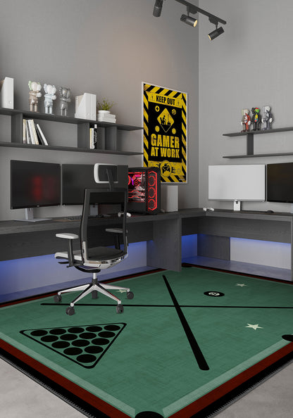 Orion 8 Ball Rug | Billiard Table Rug – Rugette