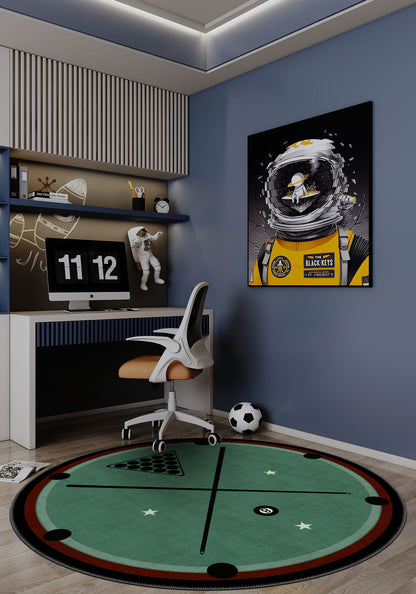 Orion 8 Ball Rug | Billiard Table Rug – Rugette