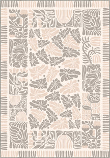 Calanthe Cream Floral Rug