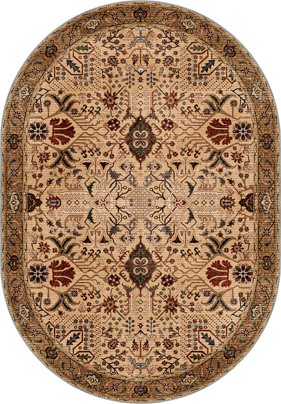 Kairo Warm Beige Persian Rug