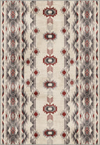 Beige navajo rug for living room.