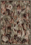 Abstract sage green rug for living room.