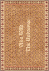 Vibe With The Universe Beige Leopard Rug