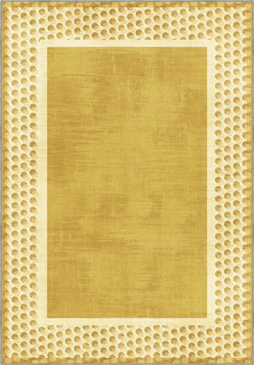 Perrin Yellow Polka Dot Rug
