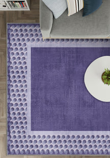 Perrin Lavender Polka Dot Rug