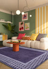 Perrin Lavender Polka Dot Rug