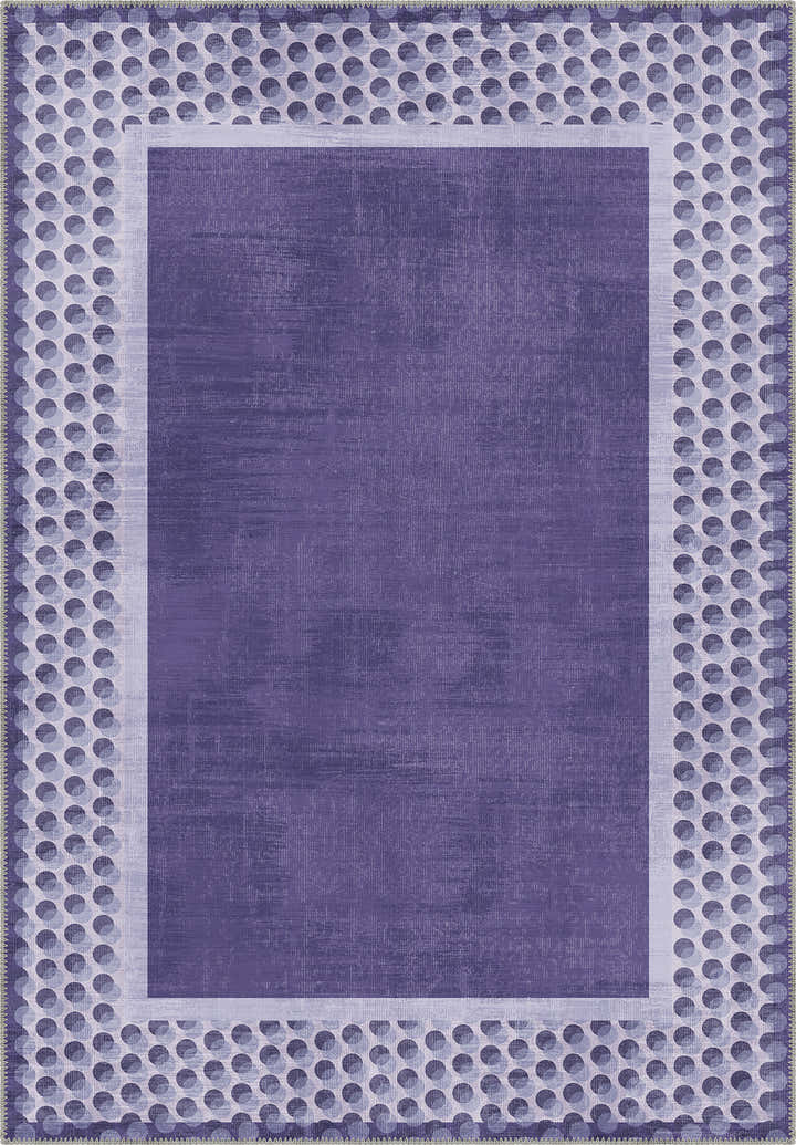 Perrin Lavender Polka Dot Rug