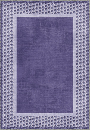 Perrin Lavender Polka Dot Rug
