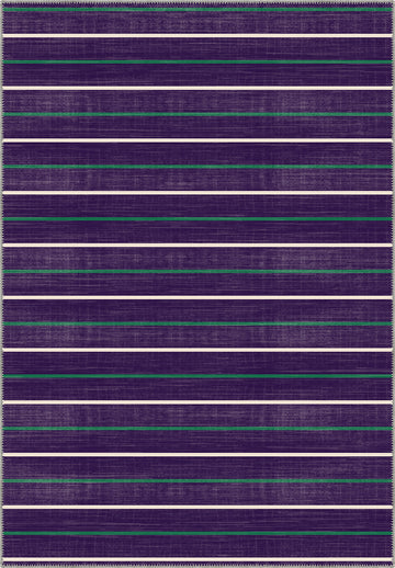 Prestige Court Purple Stripe Rug