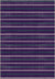 Prestige Court Purple Stripe Rug