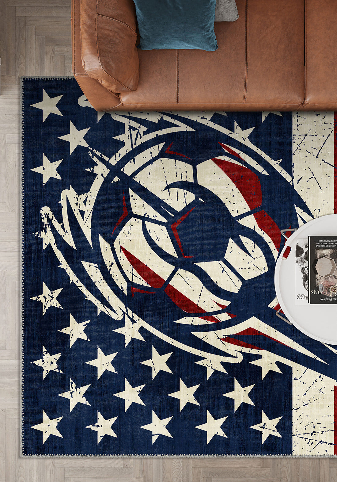 Victory USA Soccer Rug