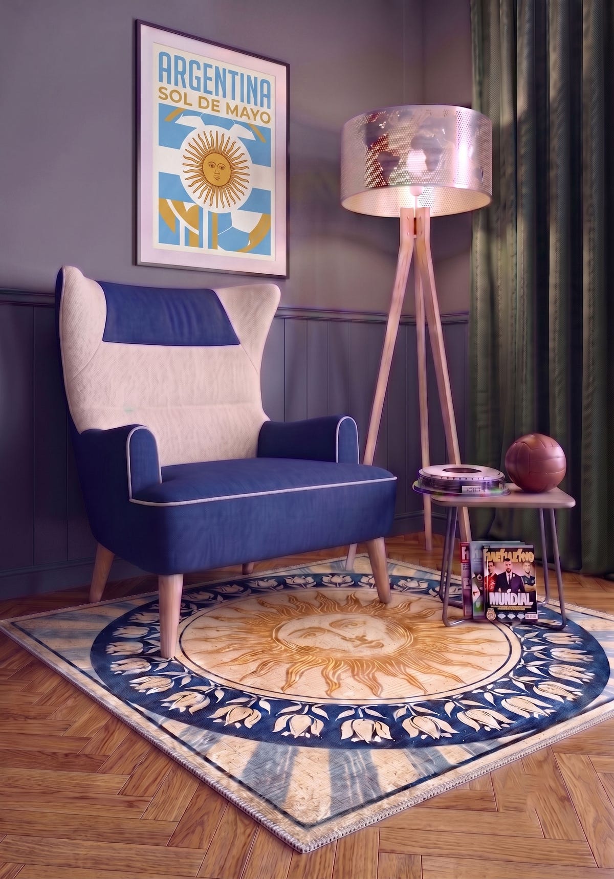 Solara Argentina Sun Rug