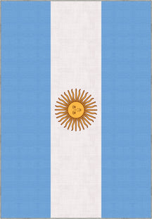 Solara Argentina Flag Rug