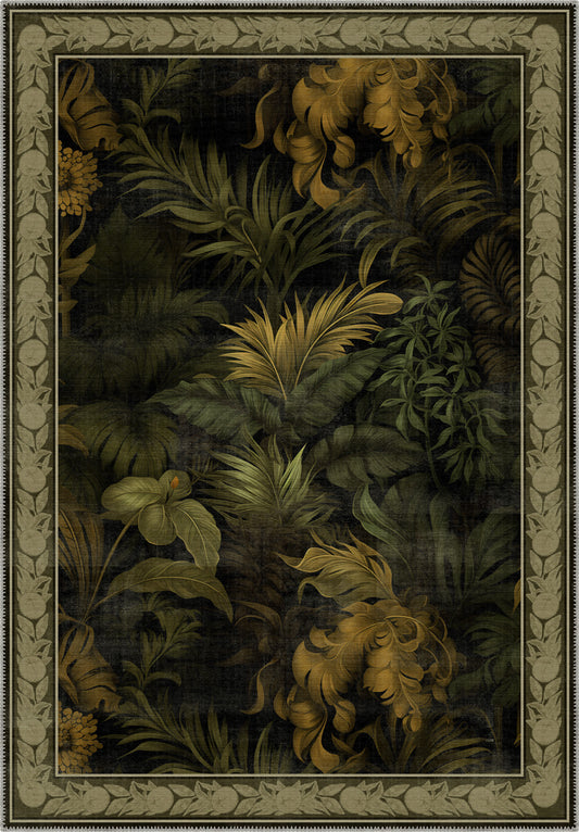 Alaric Floral Green Rug