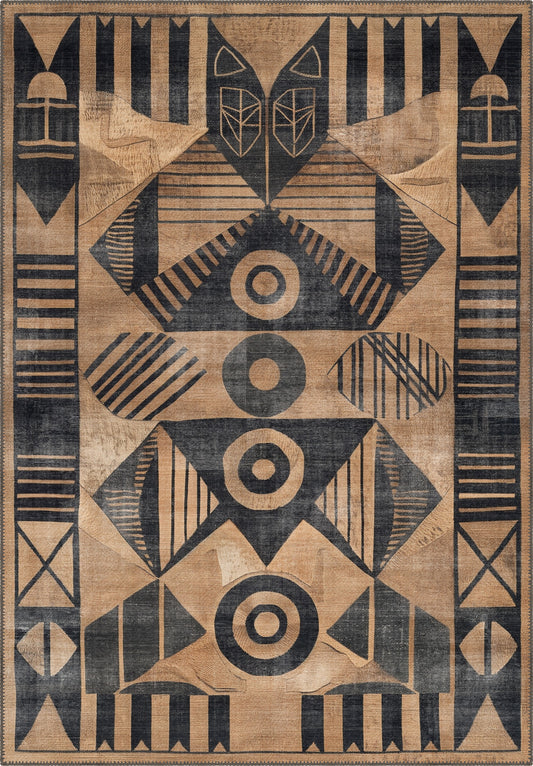 Ignatius Aztec Brown Rug