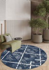 Margot Washable Blue Rug