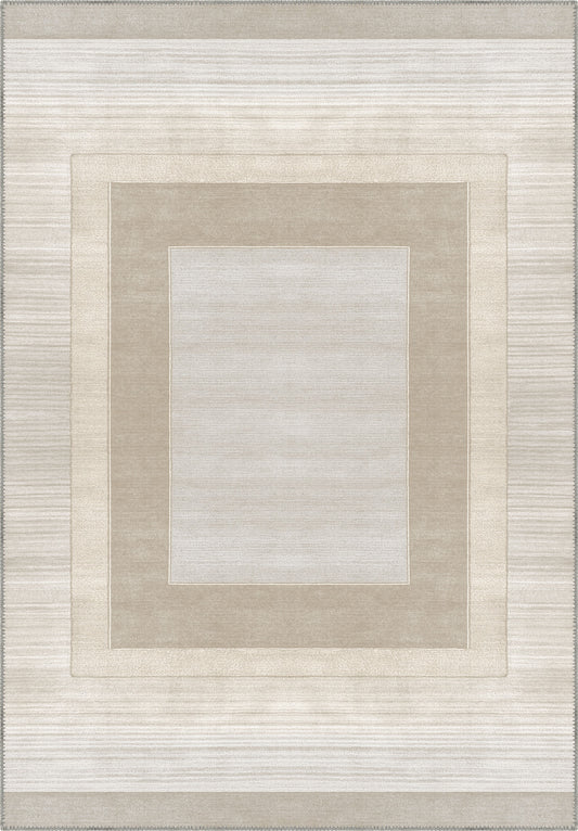 Mila Bordered Cream Rug