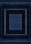 Mila Modern Navy Washable Rug