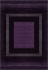 Mila Bordered Purple Washable Rug