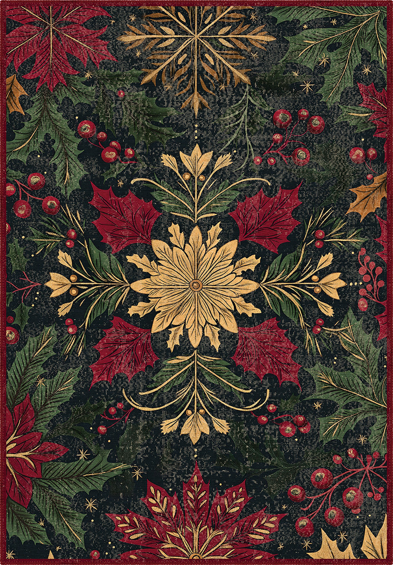 Celia Festive Christmas Rug | Rugette