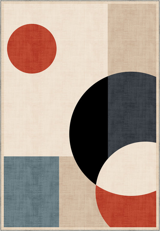 Zyros Colourful Geometric Rug