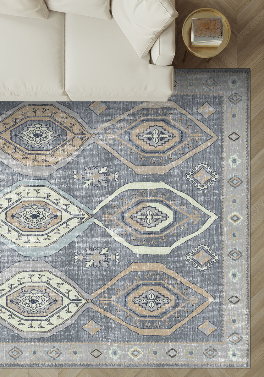 Qashqai Gray Nomadic Rug