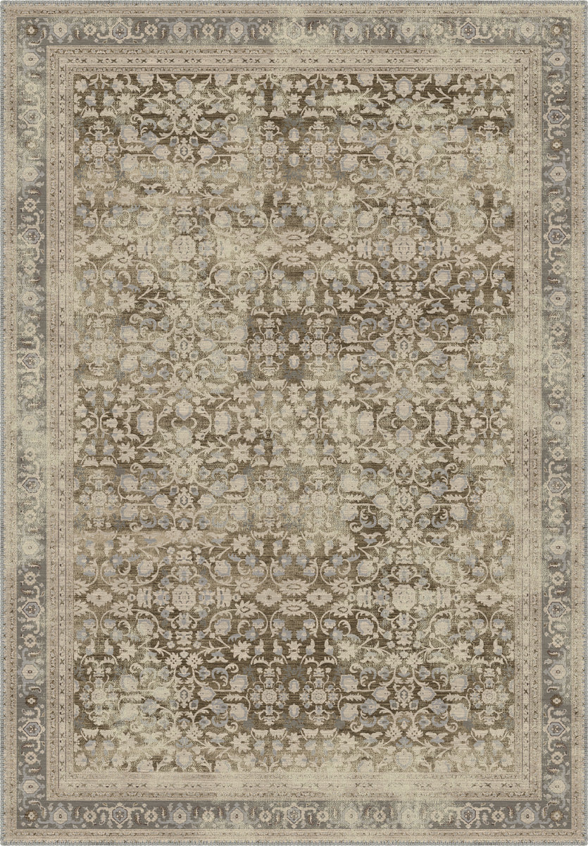 Sara Taupe Farmhouse Rug