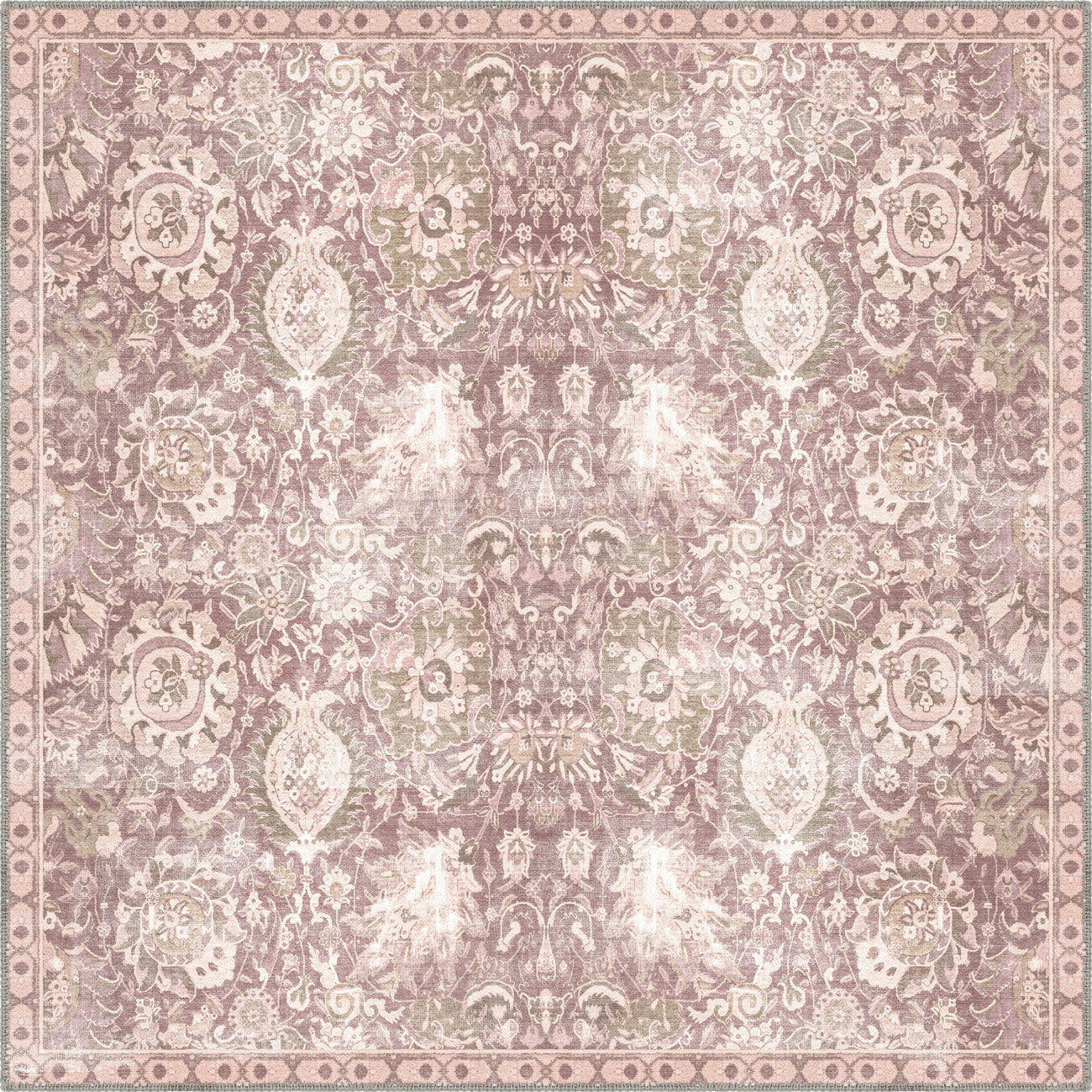 Artemis Pink Oriental Rug | Rugette