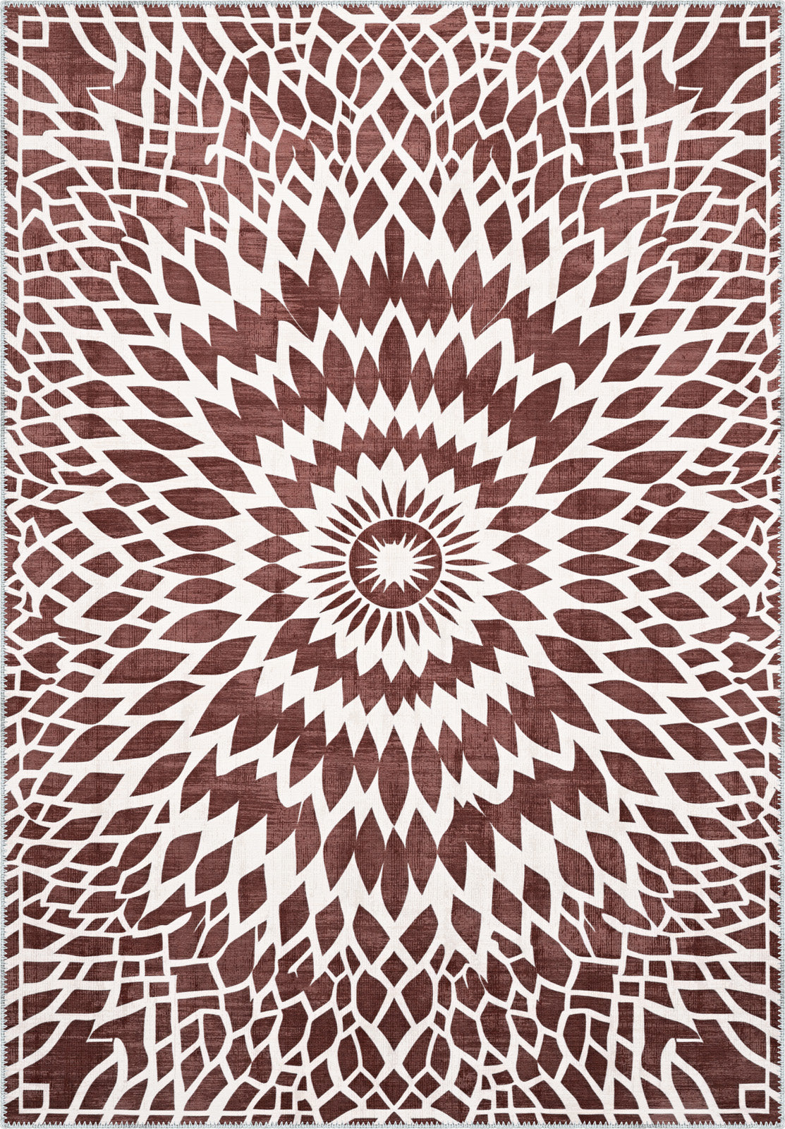 Juno Washable Burgundy Rug