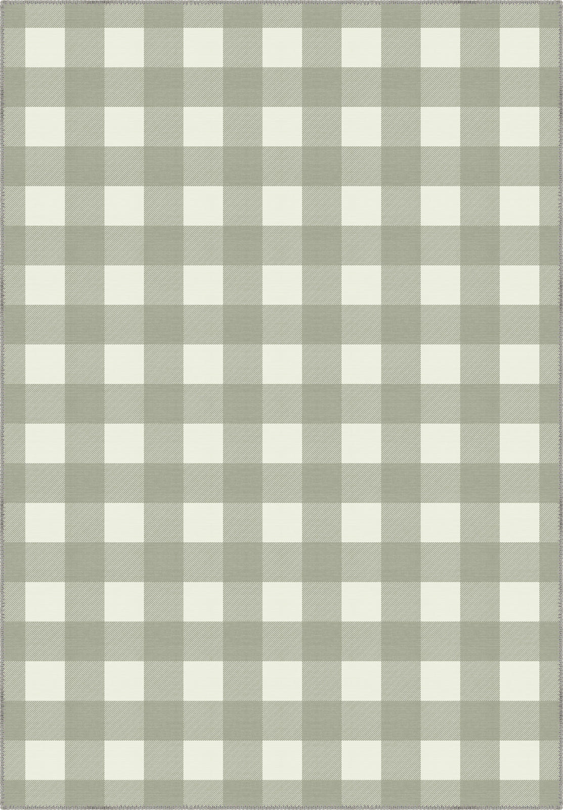 Jove Checkered Sage Green Rug