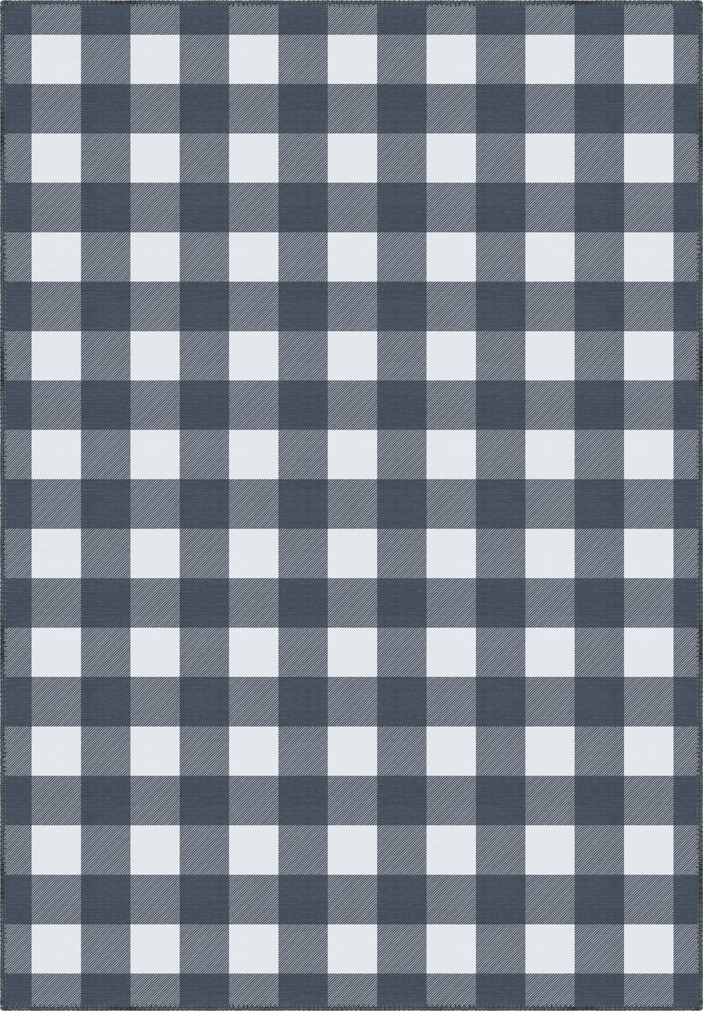 Jove Checkered Navy Rug