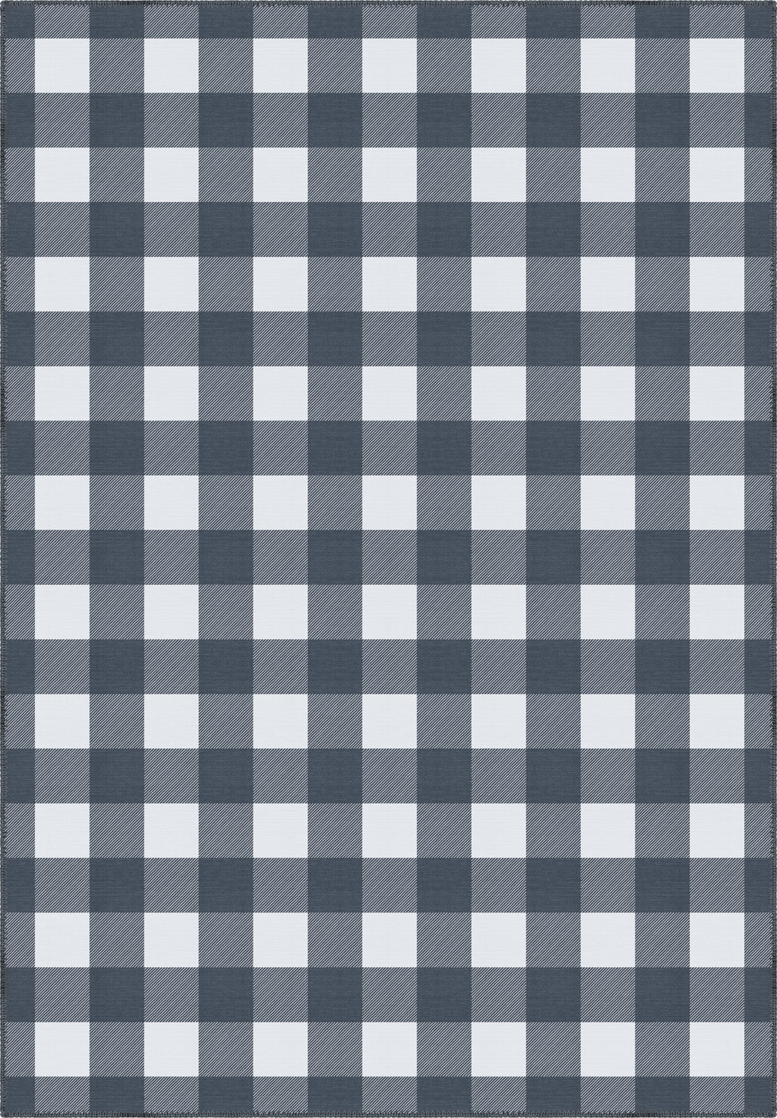 Jove Checkered Navy Rug