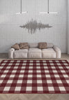 Jove Checkered Red Rug