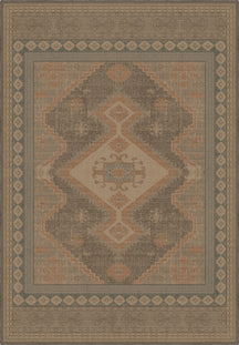 Magnus Brown Medallion Rug