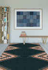 Cadmus Geometric Teal Rug