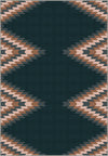 Cadmus Geometric Teal Rug