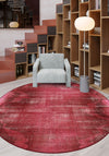 Selene Washable Red Rug